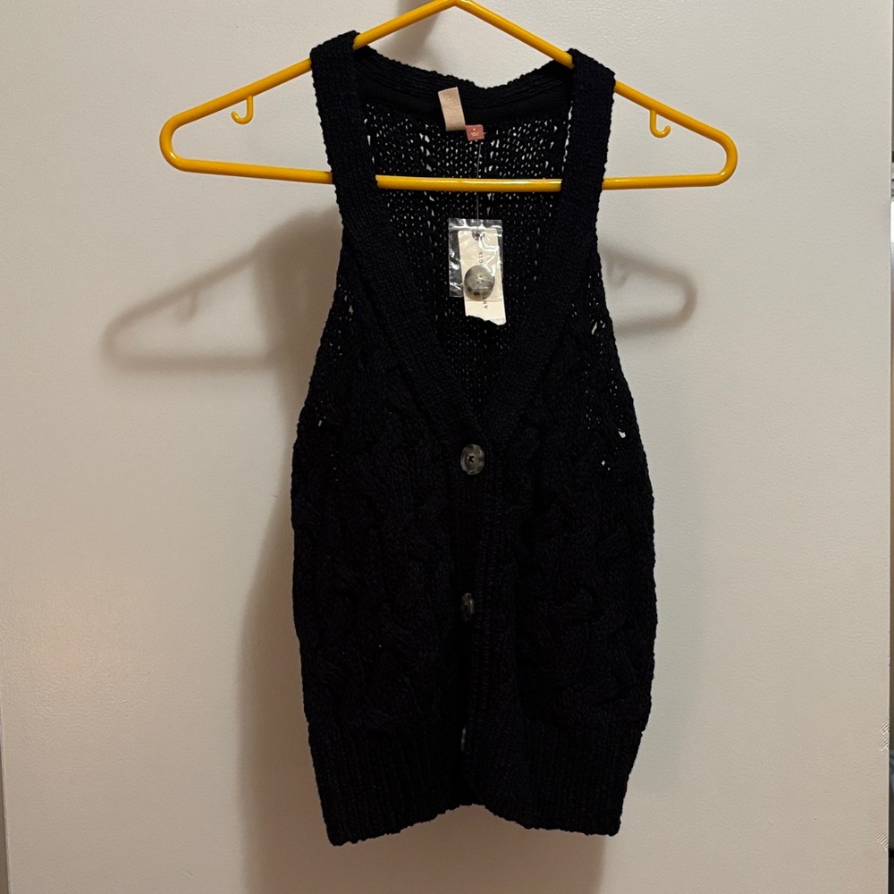 NEW Anthropologie Pilcro Sweater Vest - Picture 4 of 8